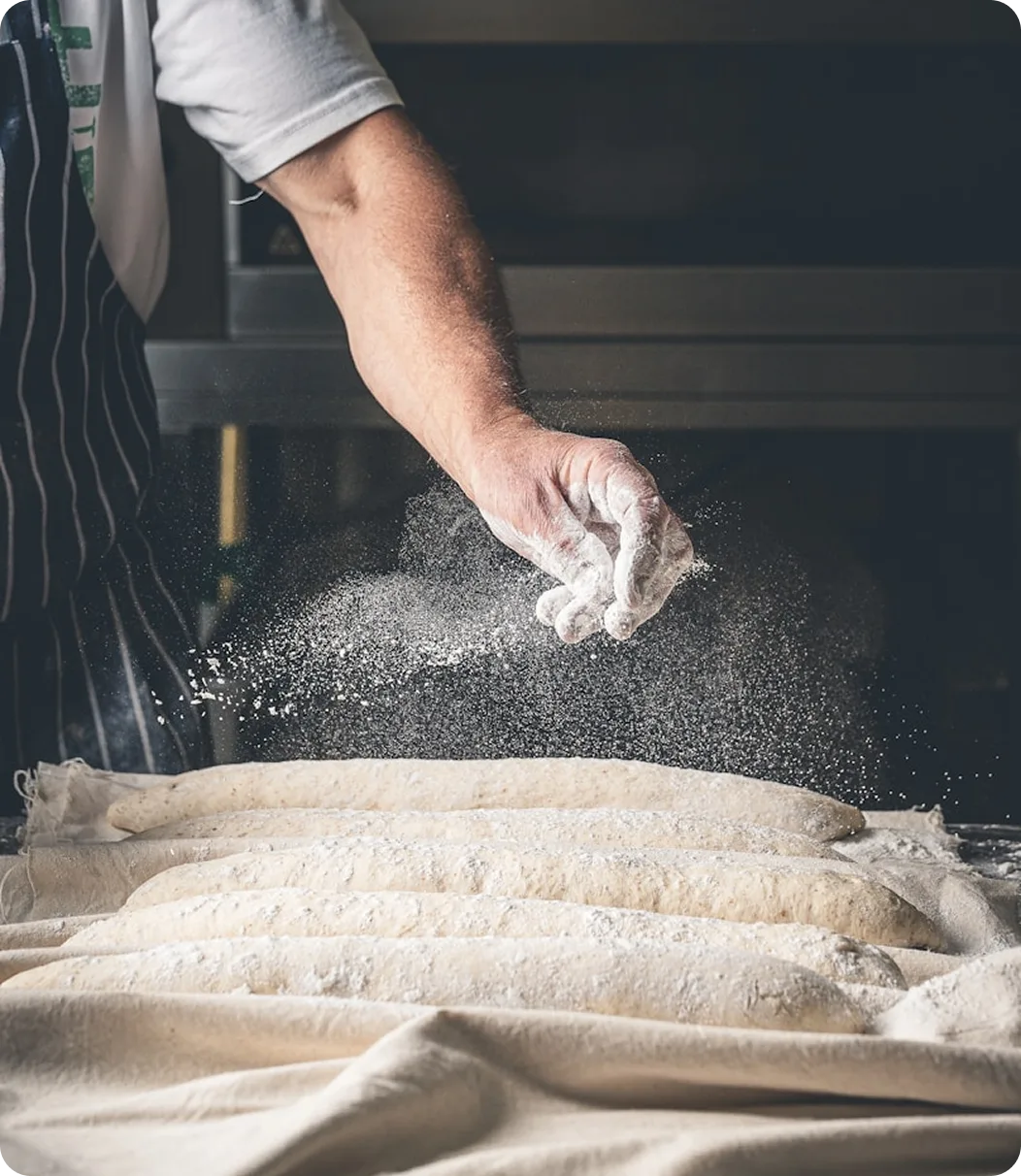 Baker at work
